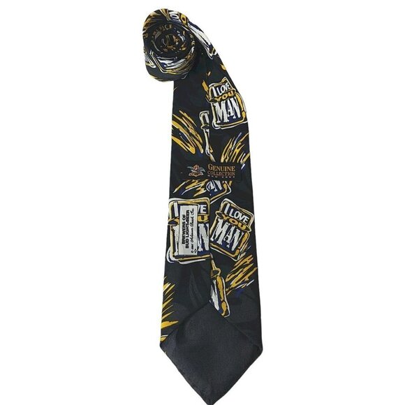 Vintage 1996 Bud Light I Love You Man Anheuser Busch Necktie - Picture 5 of 7